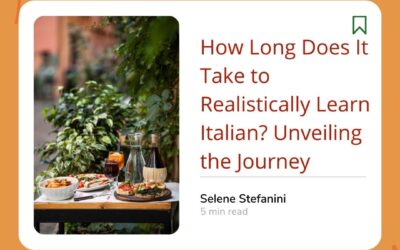 How long does it take to realistically learn Italian? Unveiling the journey